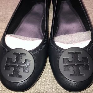 Navy Tory Burch Reva Flats